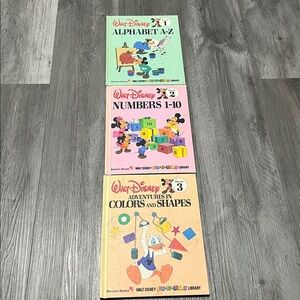 Disney vintage Mickey Mouse Learning Book Set